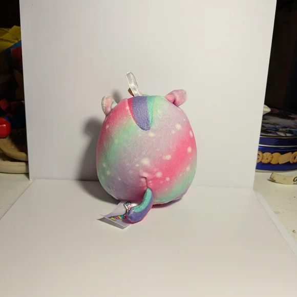 Squishmallows Kimia The Rainbow Unicorn Plush 4 Inch - Picture 4 of 4
